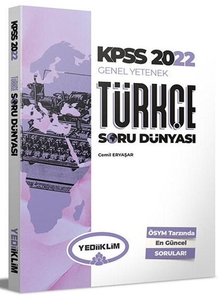 Yediiklim 2022 KPSS Türkçe Soru Dünyası Soru Bankası Yediiklim Yayınları