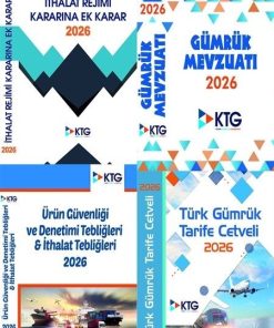 2026 Gümrük Müşavirliği Sınav Hazırlık Mevzuat Kitap Seti-4 Cilt