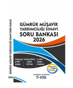 2026 Gümrük Müşavi̇r Yardımcılığı Sınavı Soru Bankası
