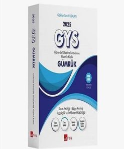 GYS Gümrük Görevde Yükselme Sınavlarına Hazırlık Ki̇tabı Gökhan Semi̇h Usalan 2025