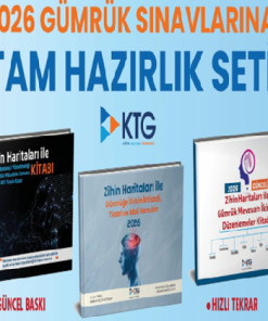 2026 Gümrük Müşavi̇rli̇ği̇ ve Görevde Yükselme Sınavları Hazırlık Zihin Haritaları Seti(3 kitap)